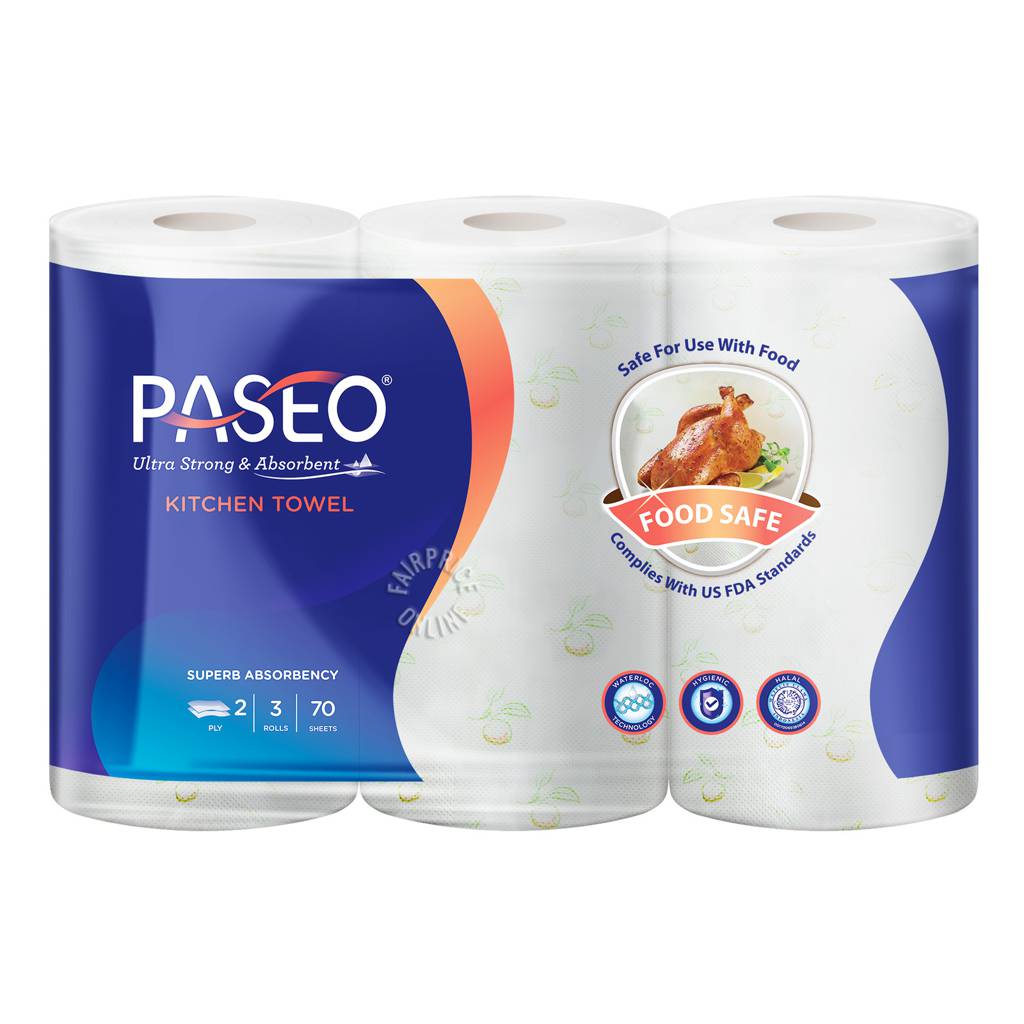 Paseo Kitchen Towel 2 Ply NTUC FairPrice
