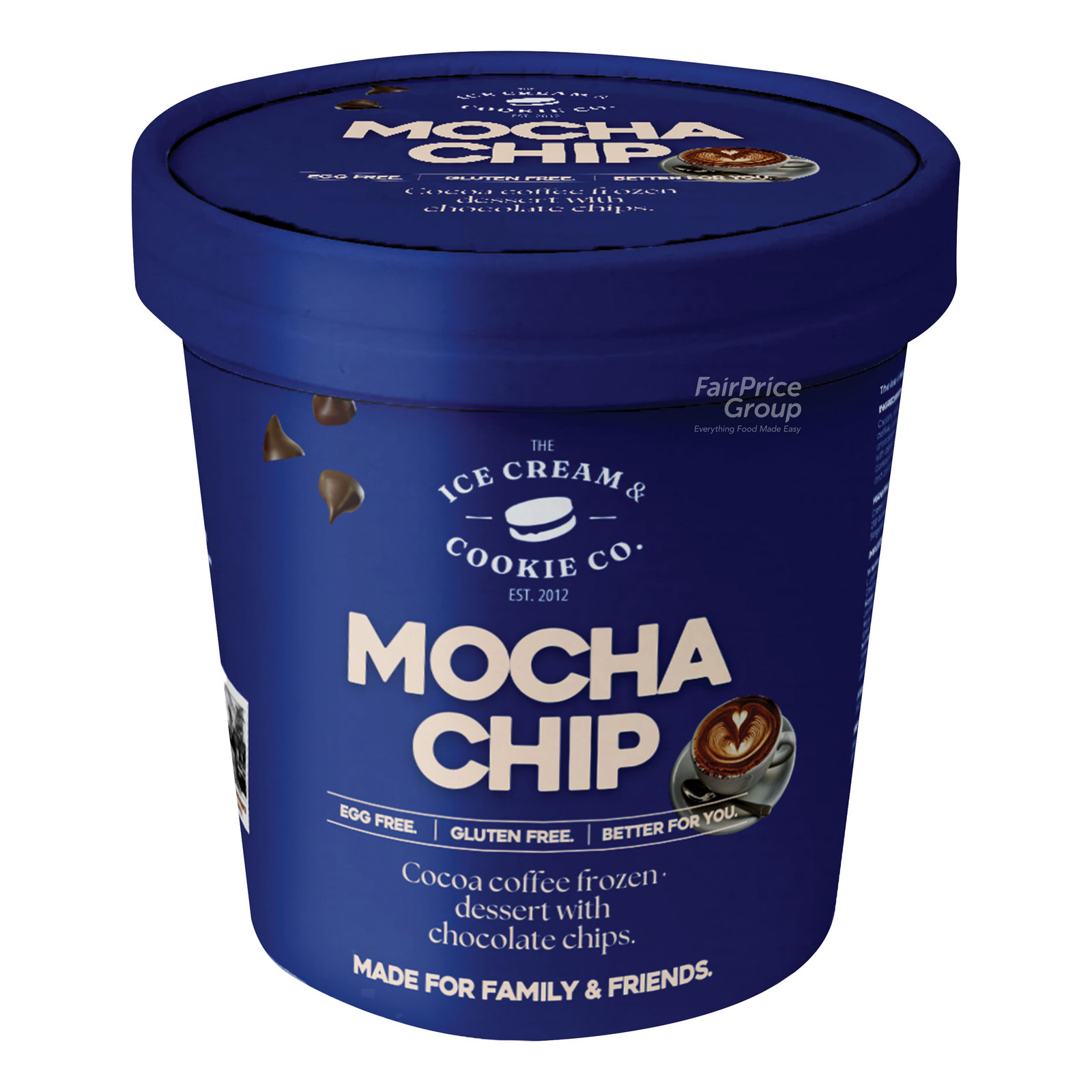 The Ice Cream & Cookie Co. Gelato - Mocha Chip | NTUC FairPrice