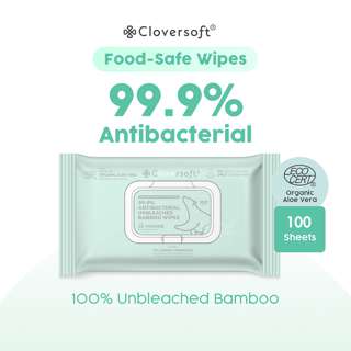 Cloversoft Plant-Based Antibacterial Wet Wipes