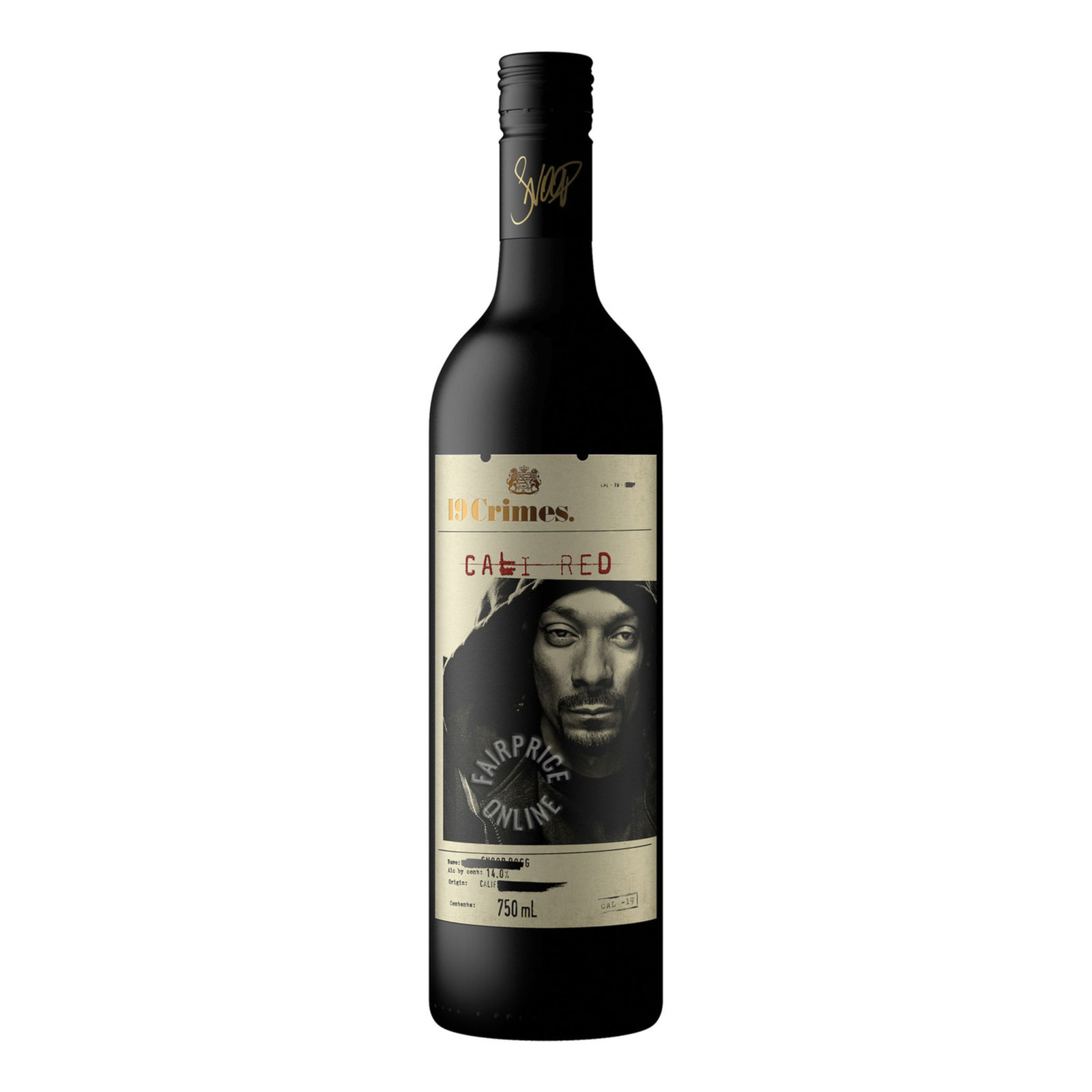 ワイン 19 Crimes Cabernet Sauvignon snoopdogg 19 Crimes Cali Red | NTUC FairPrice