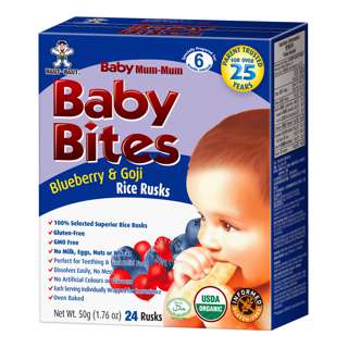 Baby Bites Rice Rust - Blueberry & Goji