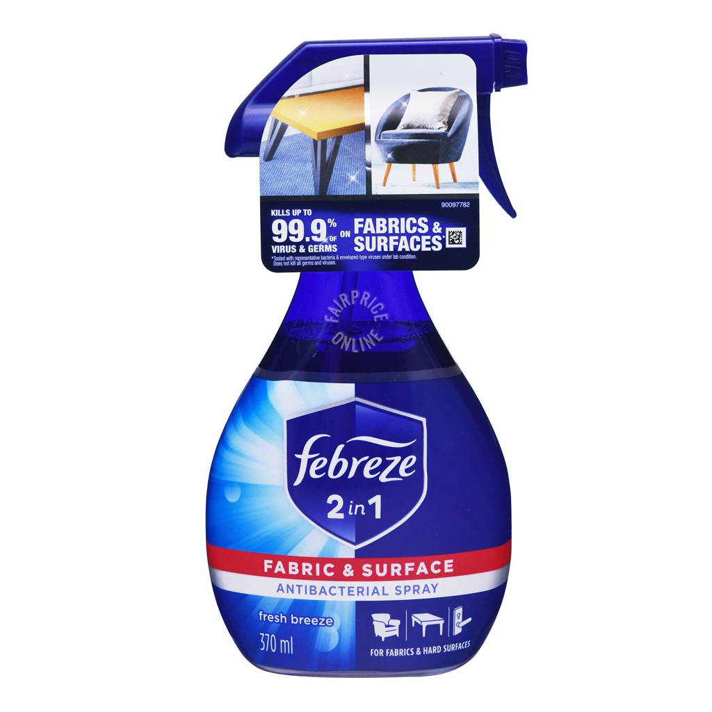 Febreze 2in1 Fabric & Surface Antibacterial Spray Fresh Breeze
