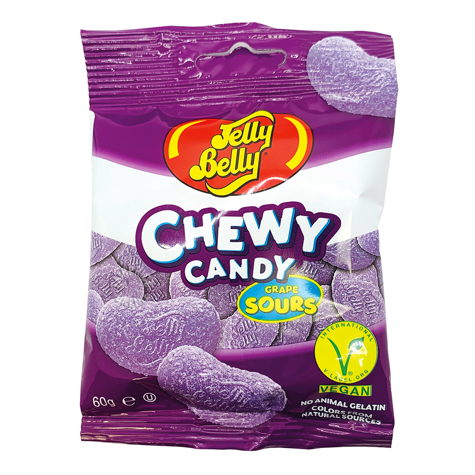 Jelly Belly Sour Chewy Candy Grape NTUC FairPrice