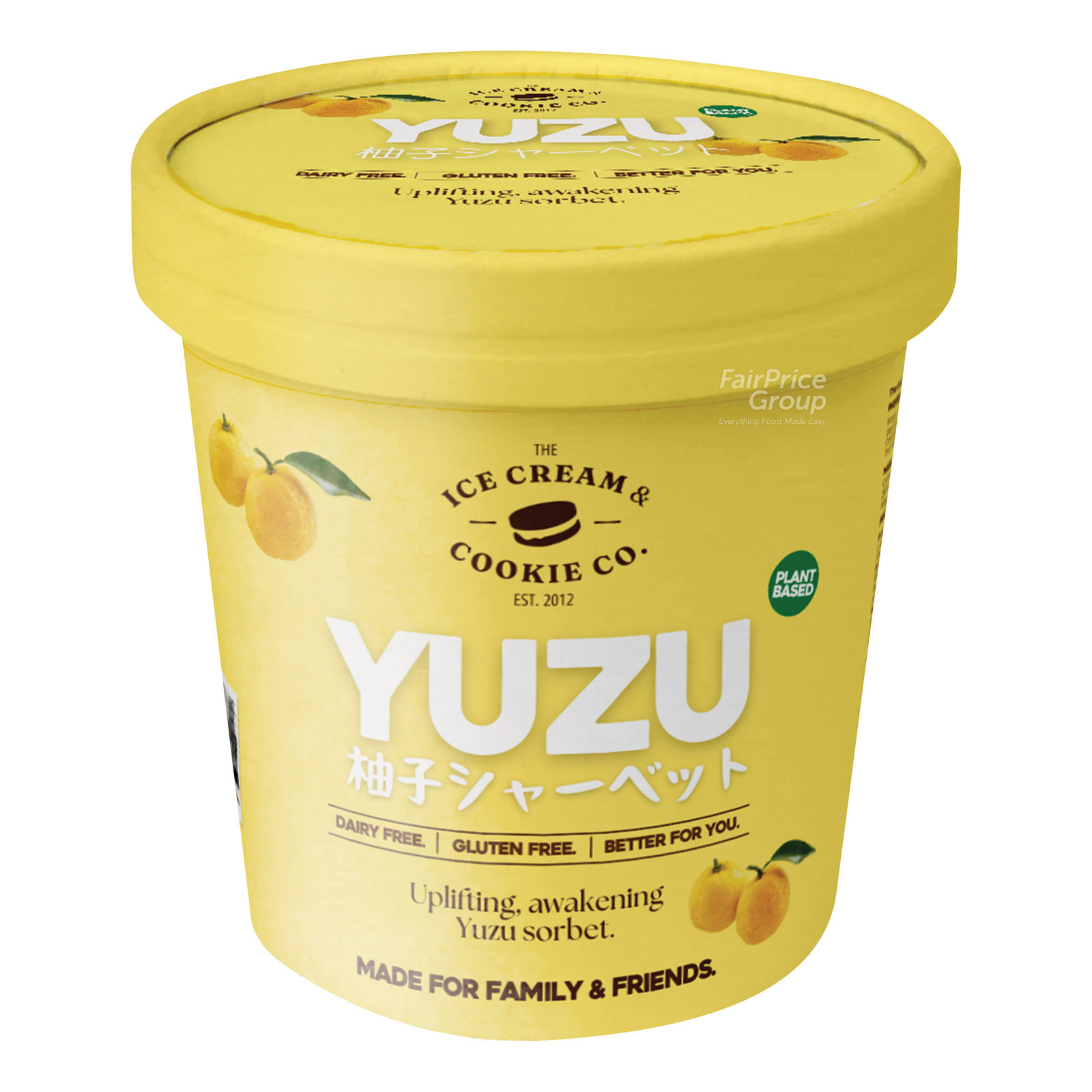 The Ice Cream & Cookie Co. Sorbet - Yuzu | NTUC FairPrice
