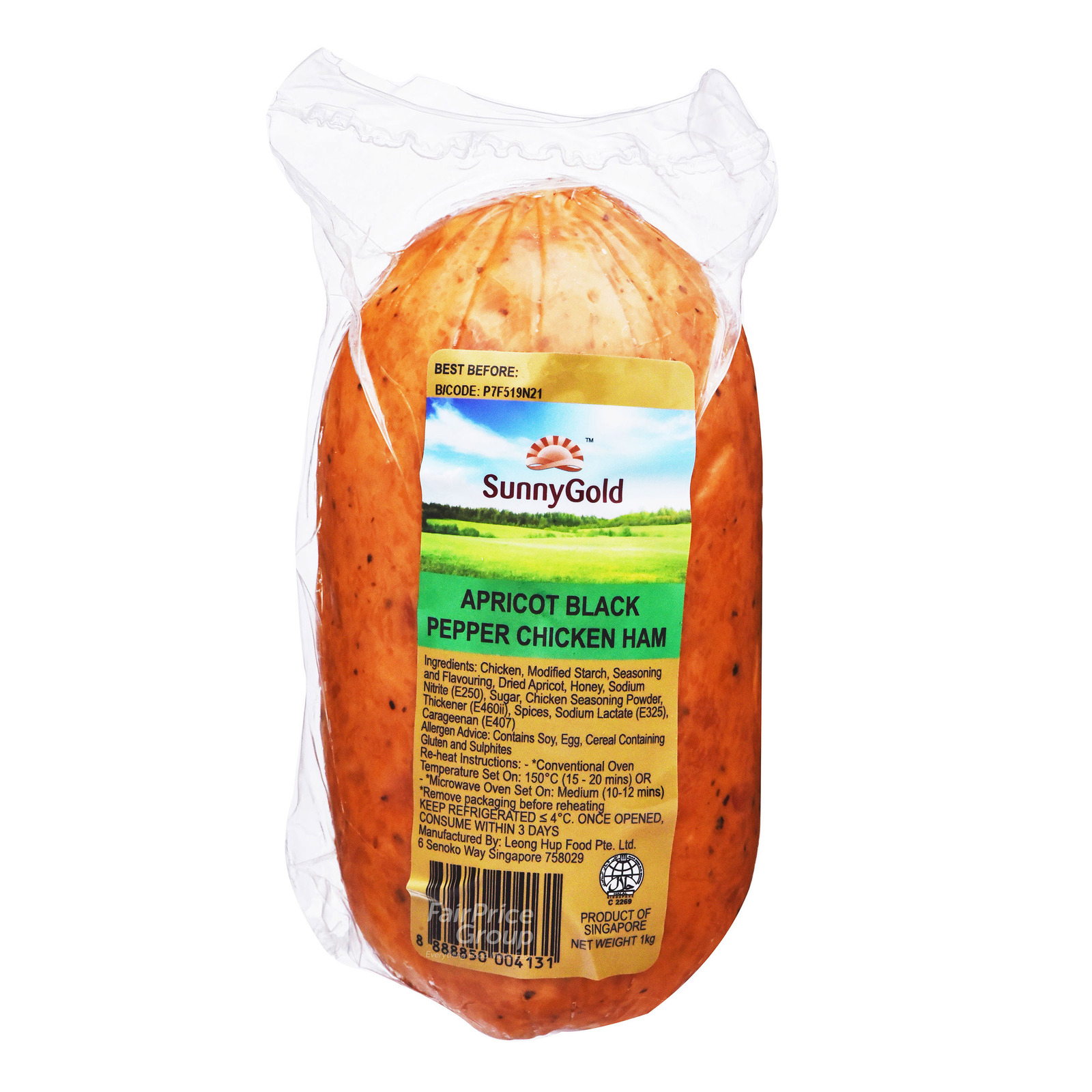 Sunny Gold Chicken Ham Apricot Black Pepper NTUC FairPrice
