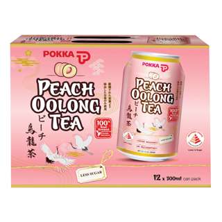 Pokka Can Drink - Peach Oolong Tea (Less Sugar)