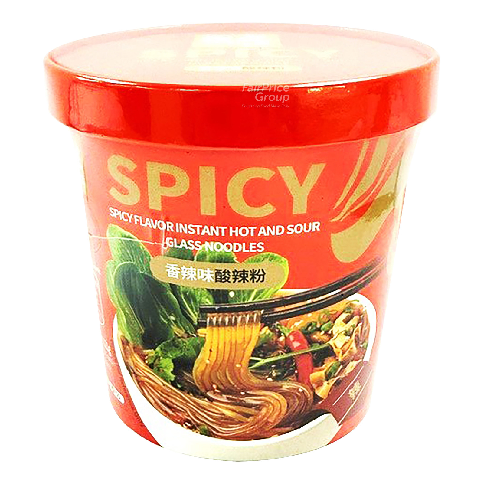 Zhengwen Instant Hot & Sour Glass Noodles - Spicy | NTUC FairPrice