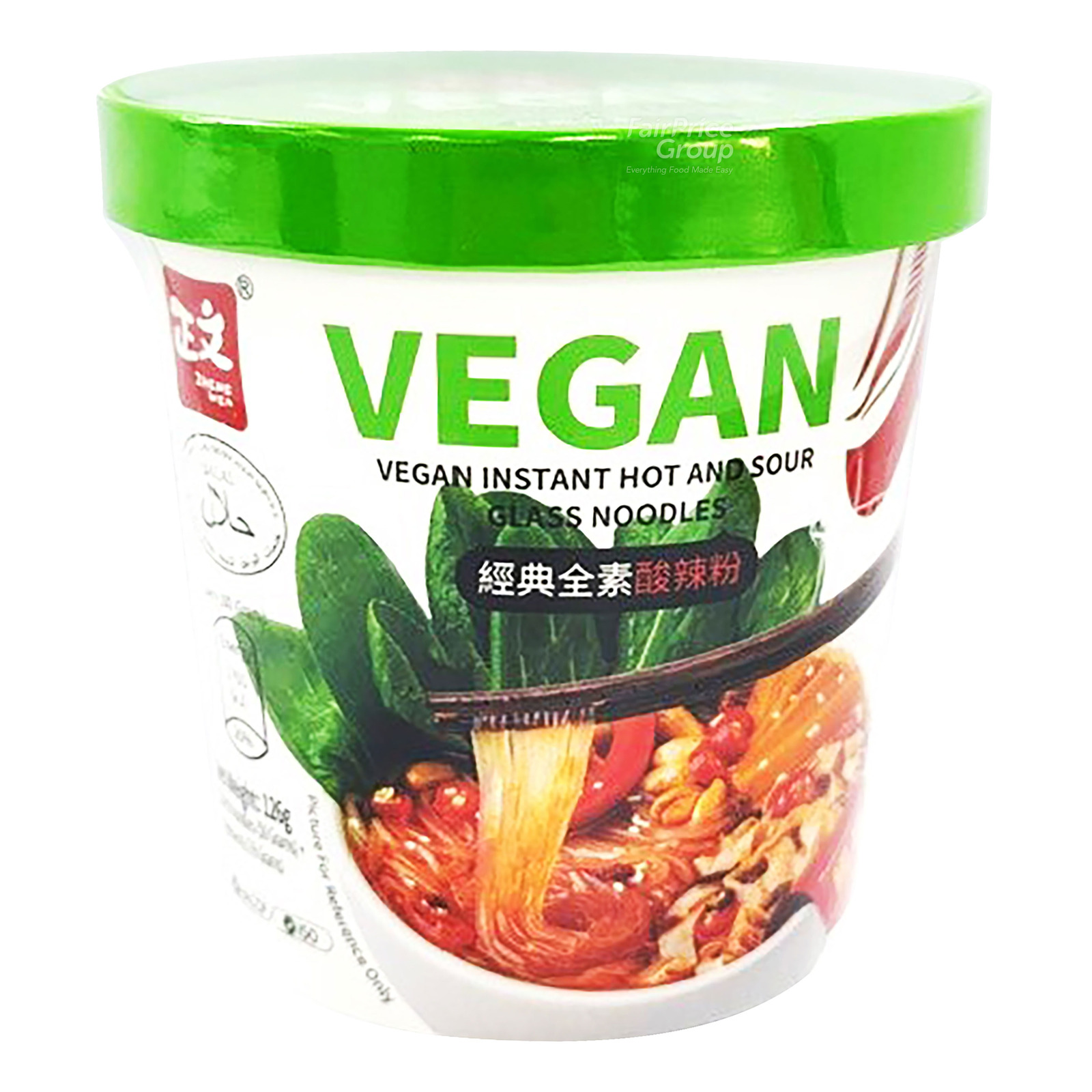 Zhengwen Instant Hot & Sour Glass Noodles - Vegan | NTUC FairPrice