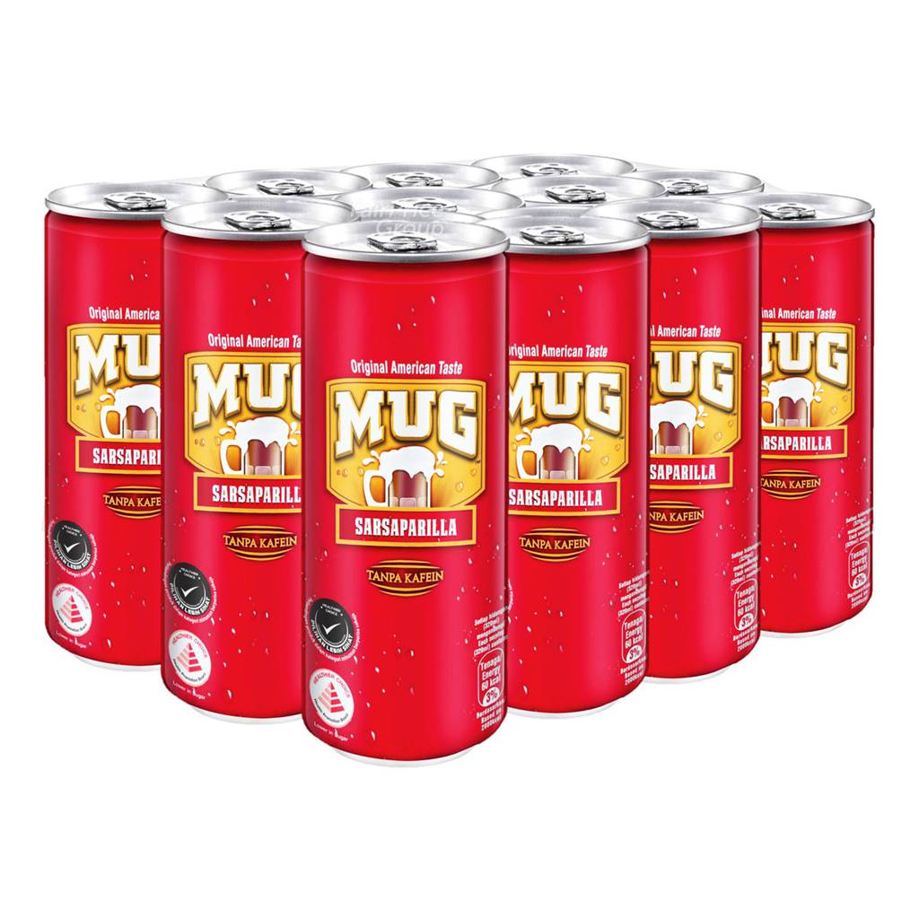 Mug Root Beer Can Drink Sarsaparilla NTUC FairPrice