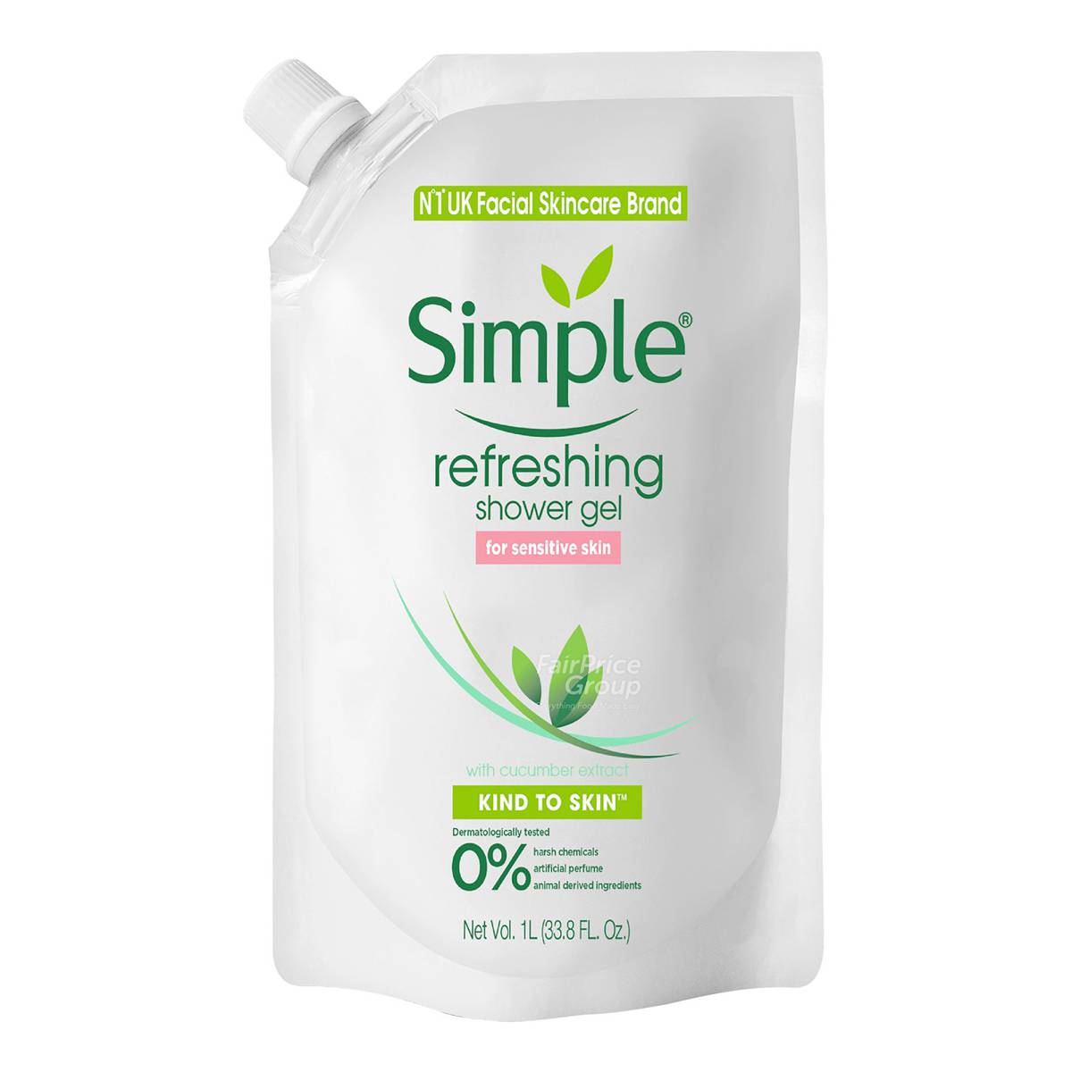 Simple Shower Gel Refreshing NTUC FairPrice