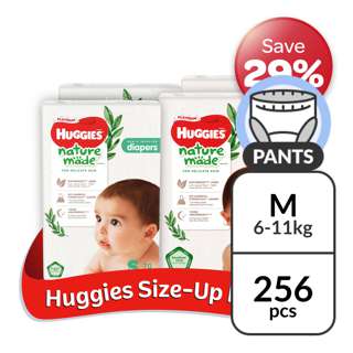 Huggies Baby Diaper Platinum Naturemade Pants Bundle - 1