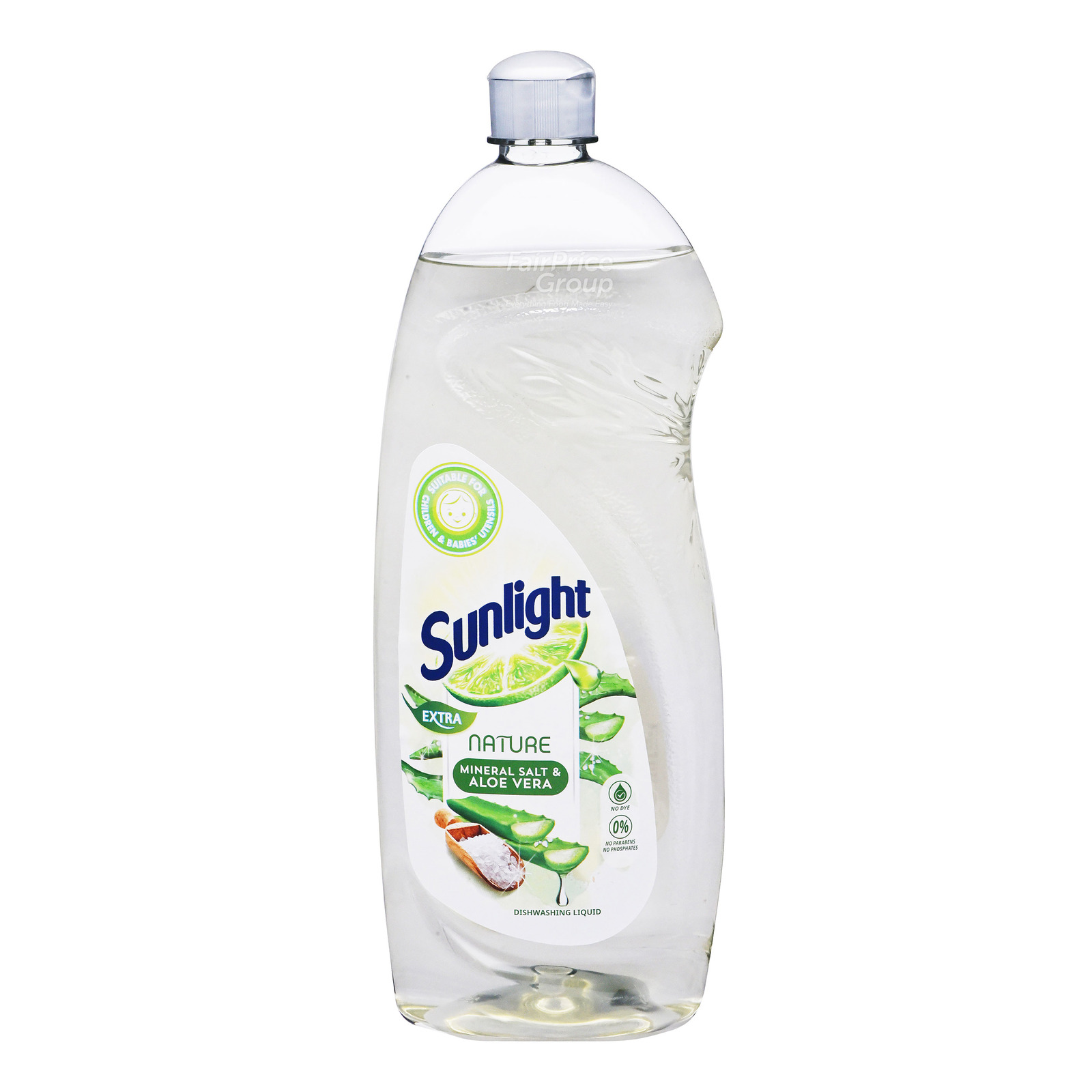 Sunlight Natural Dishwashing Liquid Mineral Salt & Aloe Vera NTUC