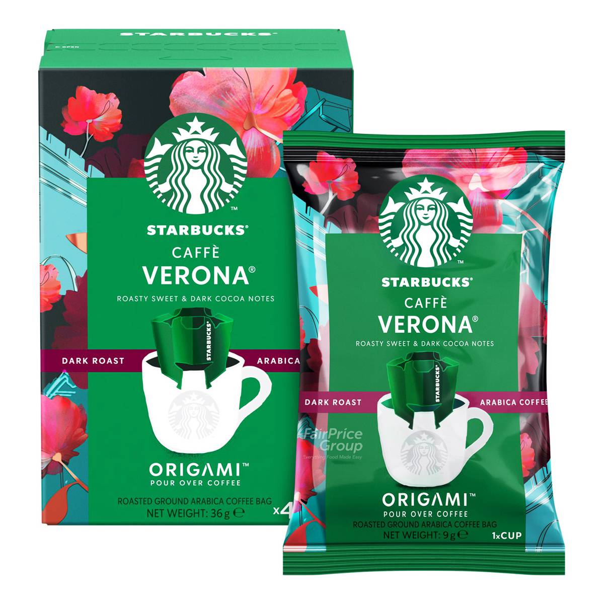Starbucks Origami Pour Over Coffee - Caffe Verona (Dark) | NTUC FairPrice