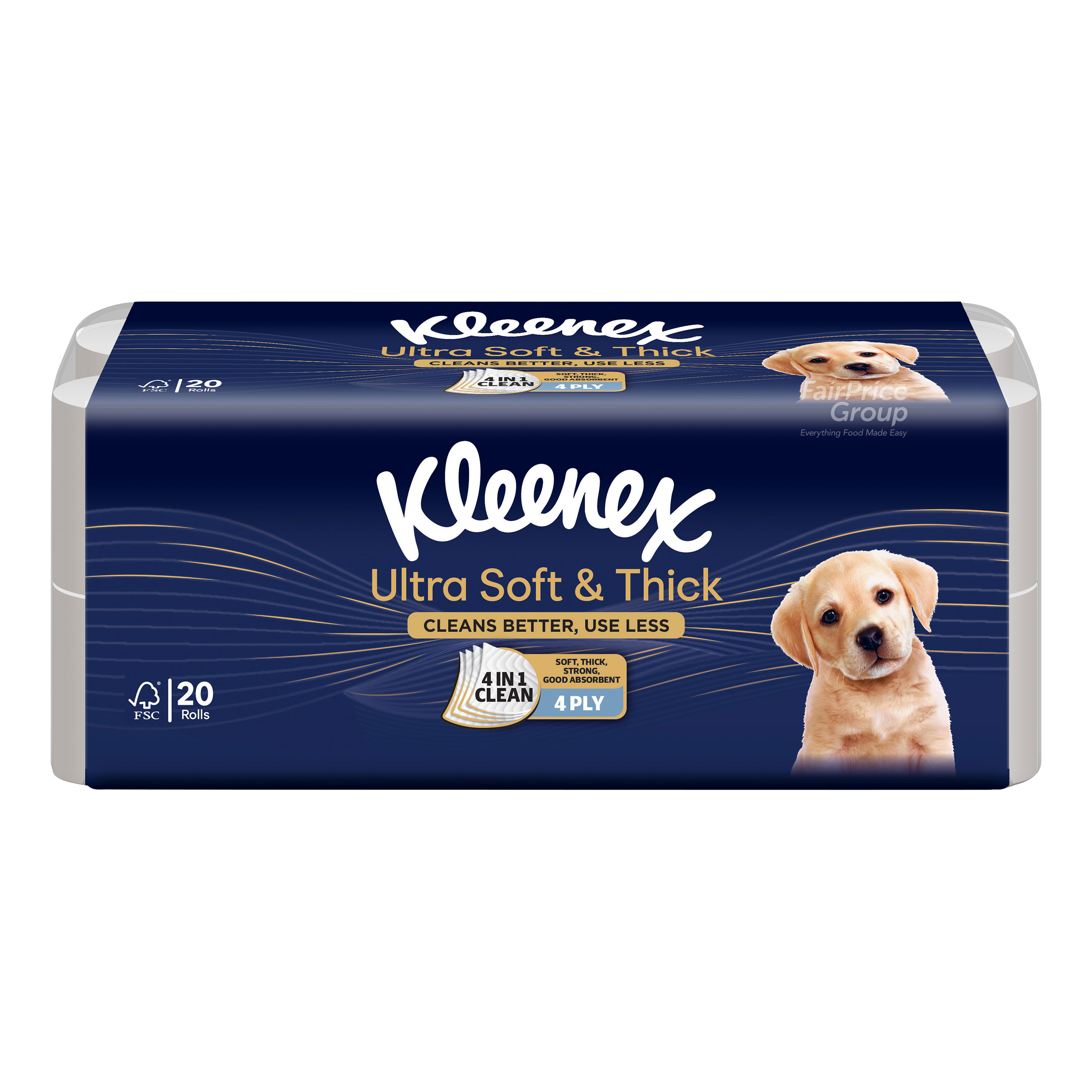 Kleenex Ultra Soft & Thick Toilet Tissue Rolls