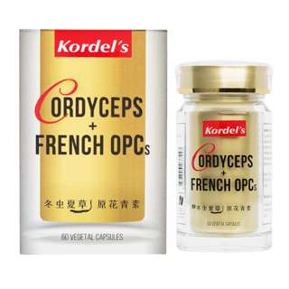 Kordel's Vegetal Capsules - Cordyceps + French OPCs
