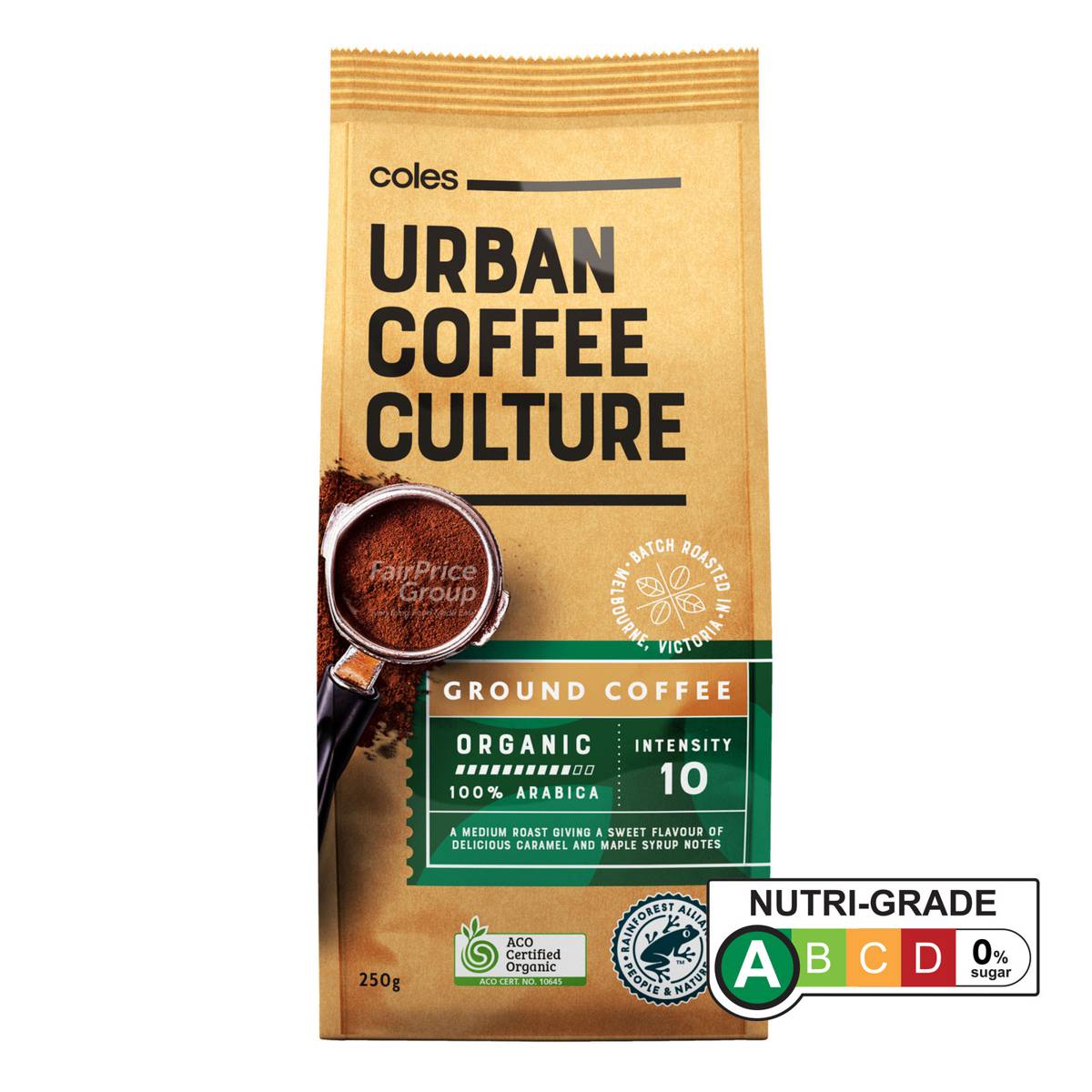 Coles Urban Coffee Culture Ground Coffee Powder Organic NTUC FairPrice