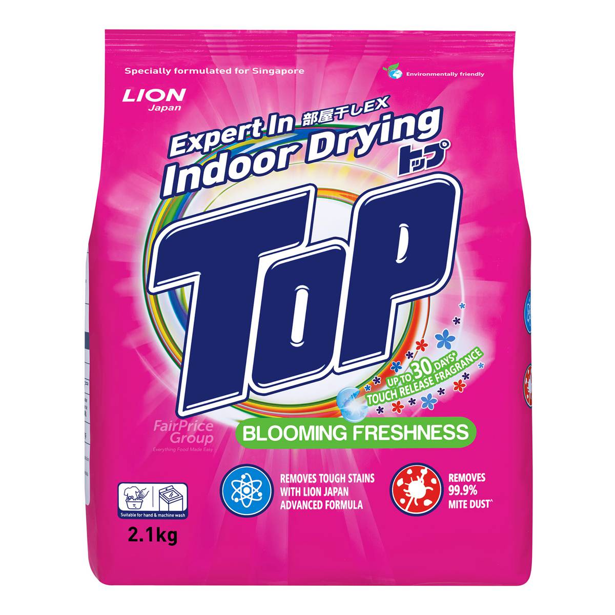 Top Detergent Powder Blooming Freshness NTUC FairPrice