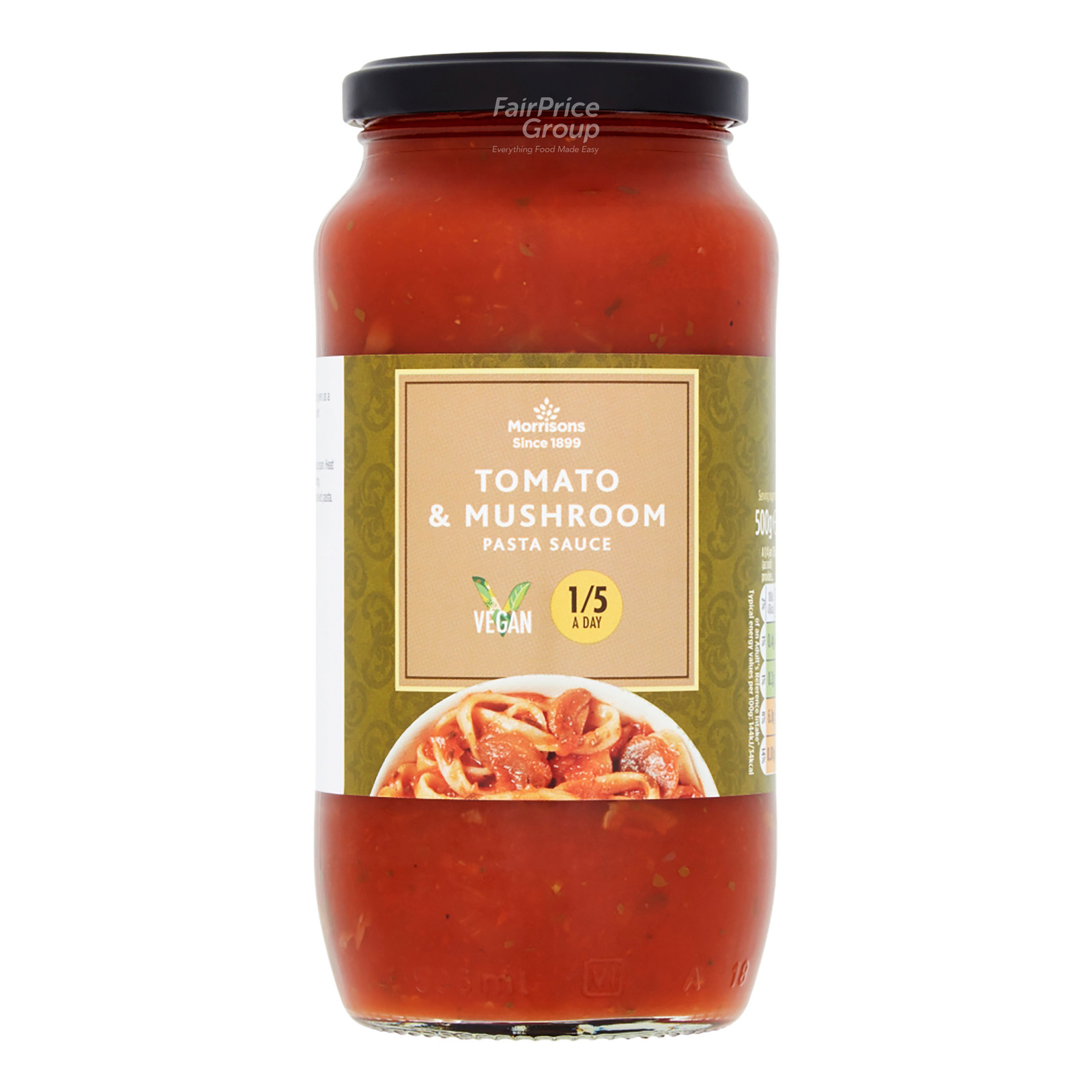 Morrisons Pasta Sauce Tomat & Mushroom NTUC FairPrice