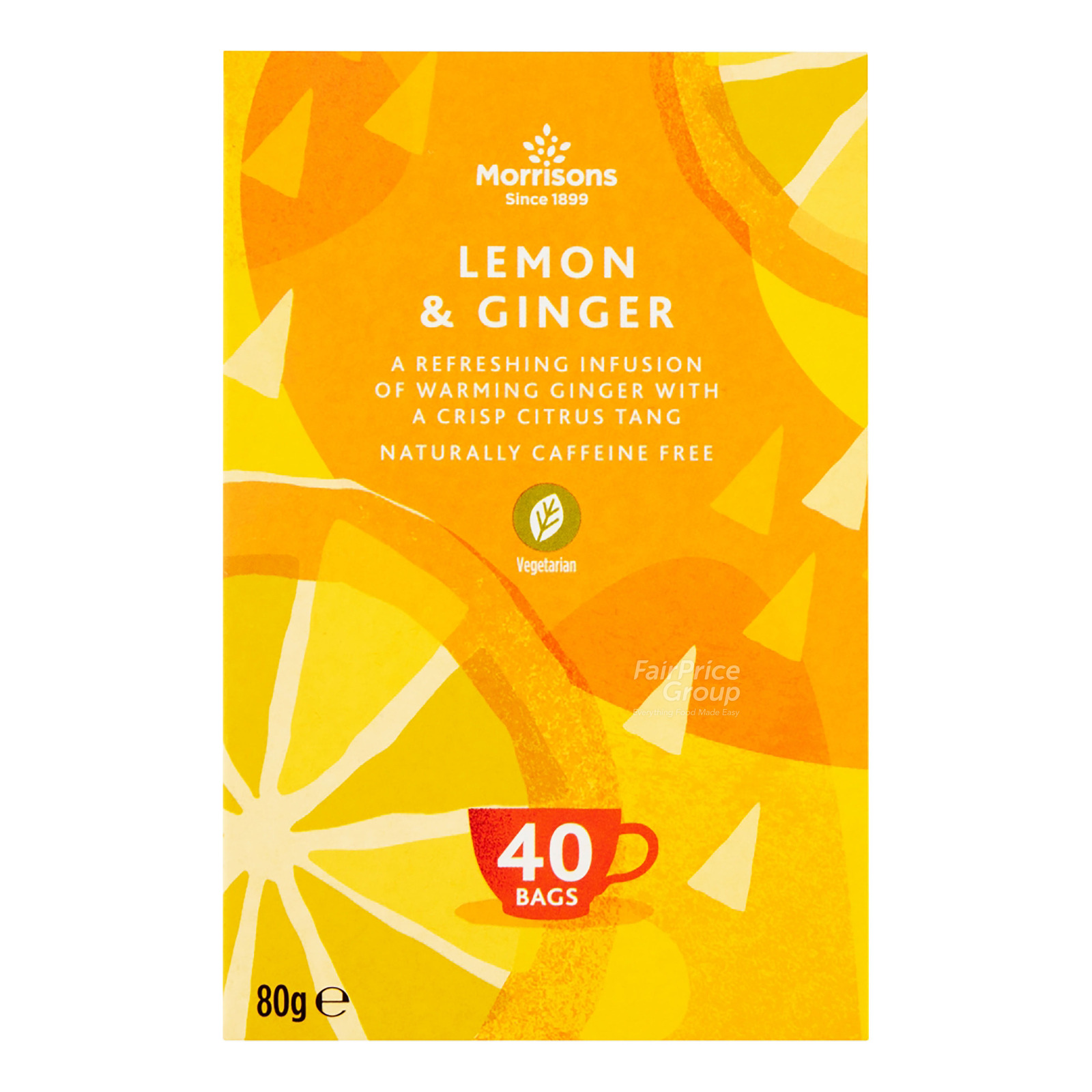 Morrisons Tea Bags Lemon & Ginger NTUC FairPrice