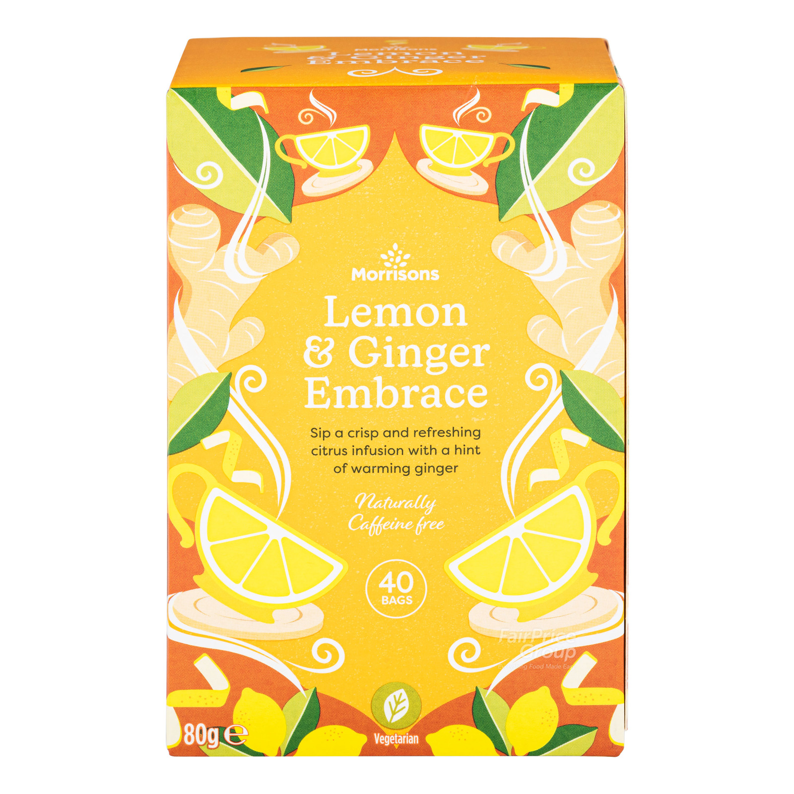 Morrisons Tea Bags Lemon & Ginger NTUC FairPrice
