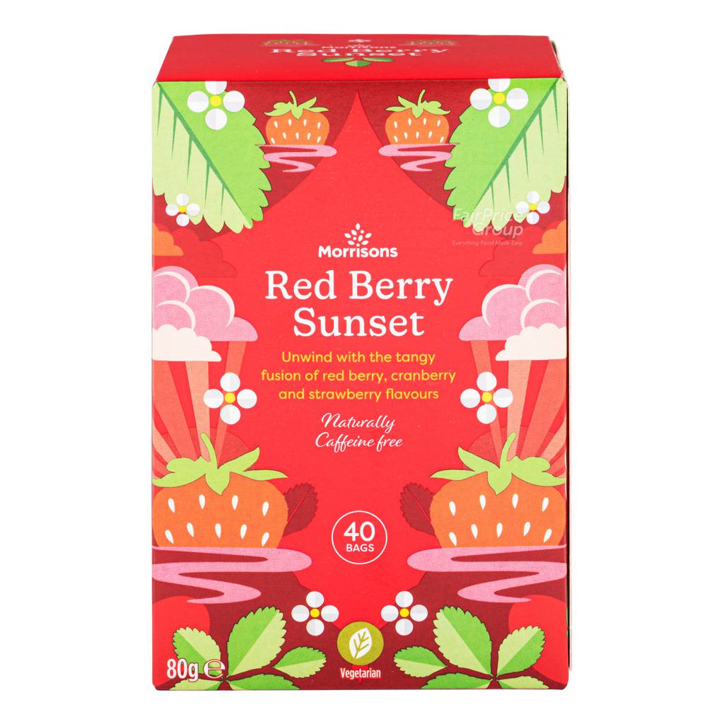 Morrisons Tea Bags Strawberry & Cranberry NTUC FairPrice