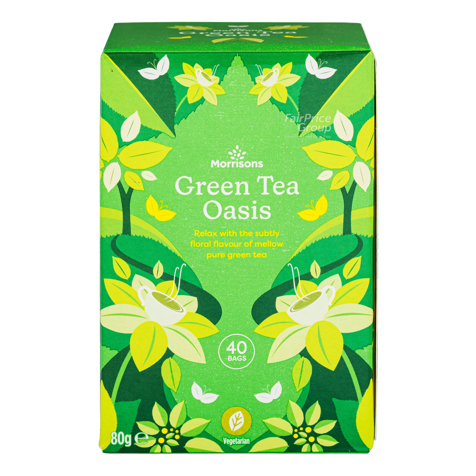 Morrisons Tea Bags Green Tea Oasis NTUC FairPrice
