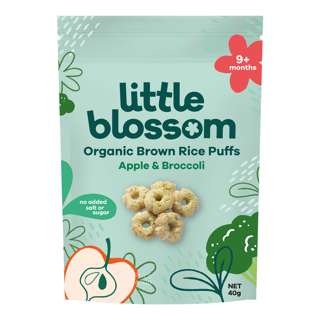Little Blossom Organic Baby Puffs - Apple Broccoli 
