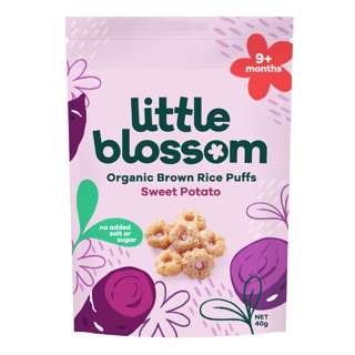 Little Blossom Organic Brown Rice Puffs - Sweet Potato