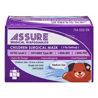 Assure Children Surgical Mask - M (3ply)