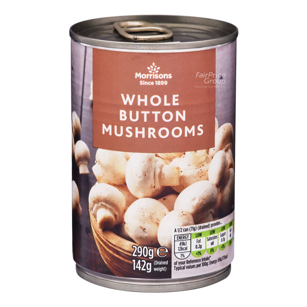 Morrisons Whole Button Mushrooms NTUC FairPrice