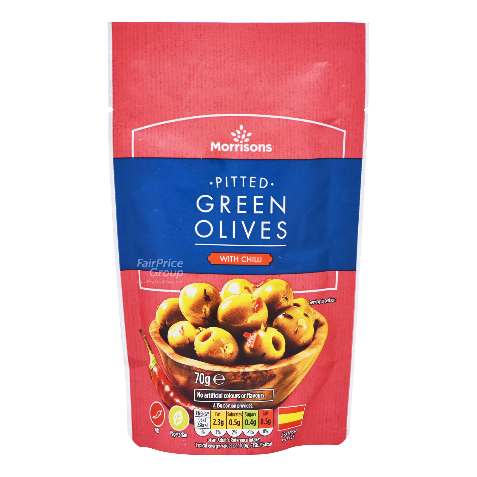 Morrisons Pitted Green Olives NTUC FairPrice