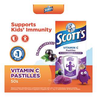 Scott's Vitamin C Pastilles - Blackcurrant Scott's Vitamin C Pastilles - Blackcurrant