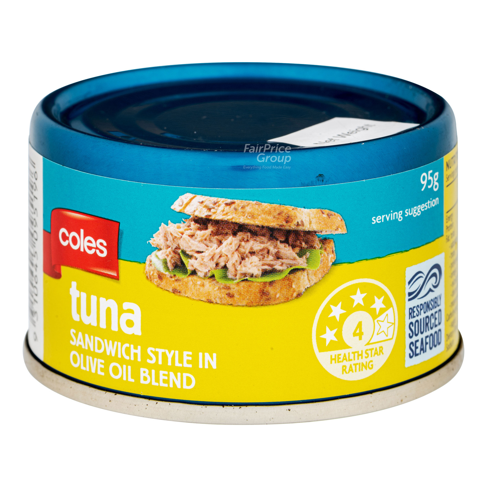 Coles Tuna Chunks in Olive Oil Blend NTUC FairPrice