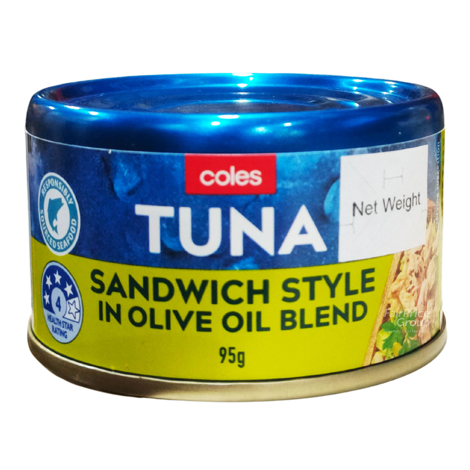 Coles Tuna Chunks in Olive Oil Blend NTUC FairPrice