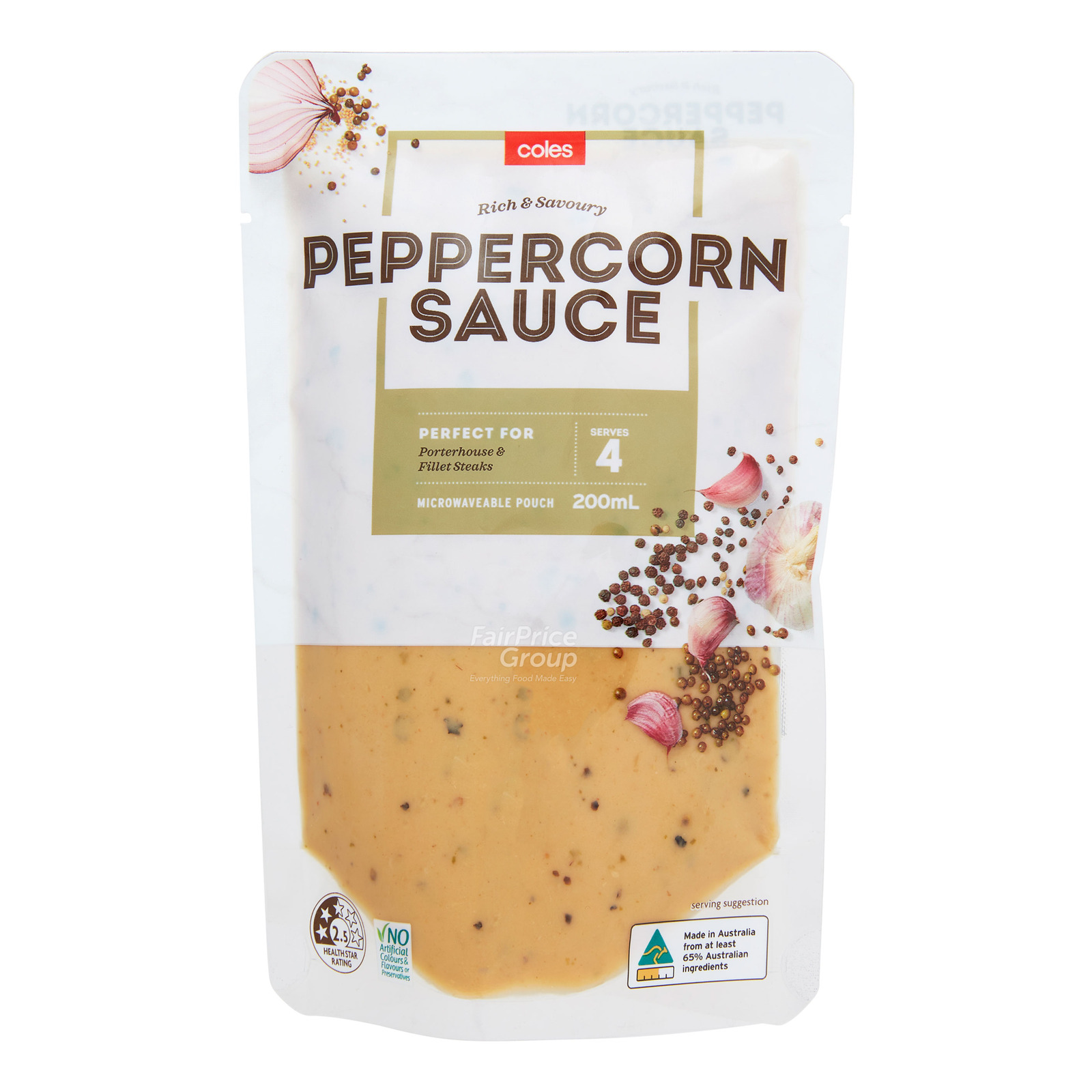 Coles Peppercorn Sauce NTUC FairPrice