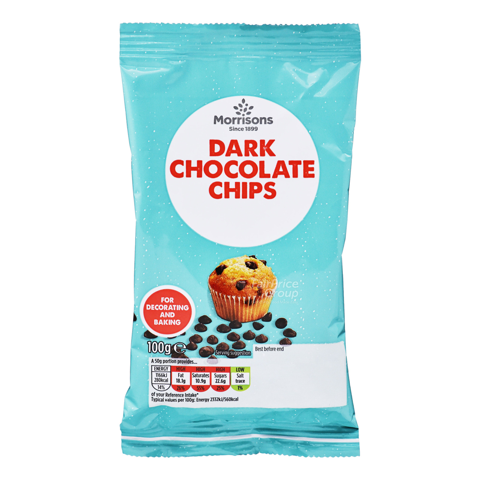 Morrisons Dark Chocolate Chips NTUC FairPrice