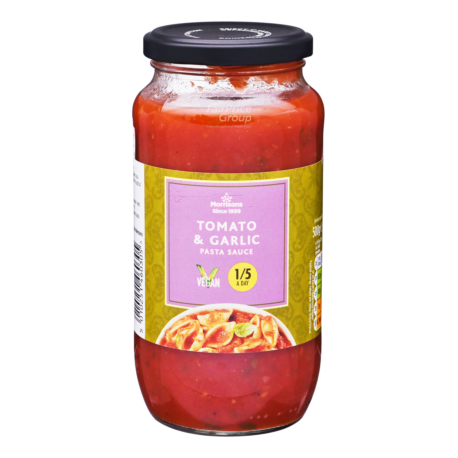 Morrisons Pasta Sauce Tomato & Garlic NTUC FairPrice