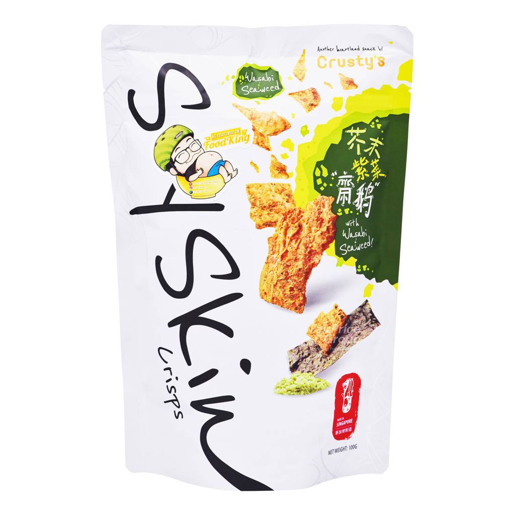 Crusty's Soy Skin Crisps Wasabi Egg NTUC FairPrice
