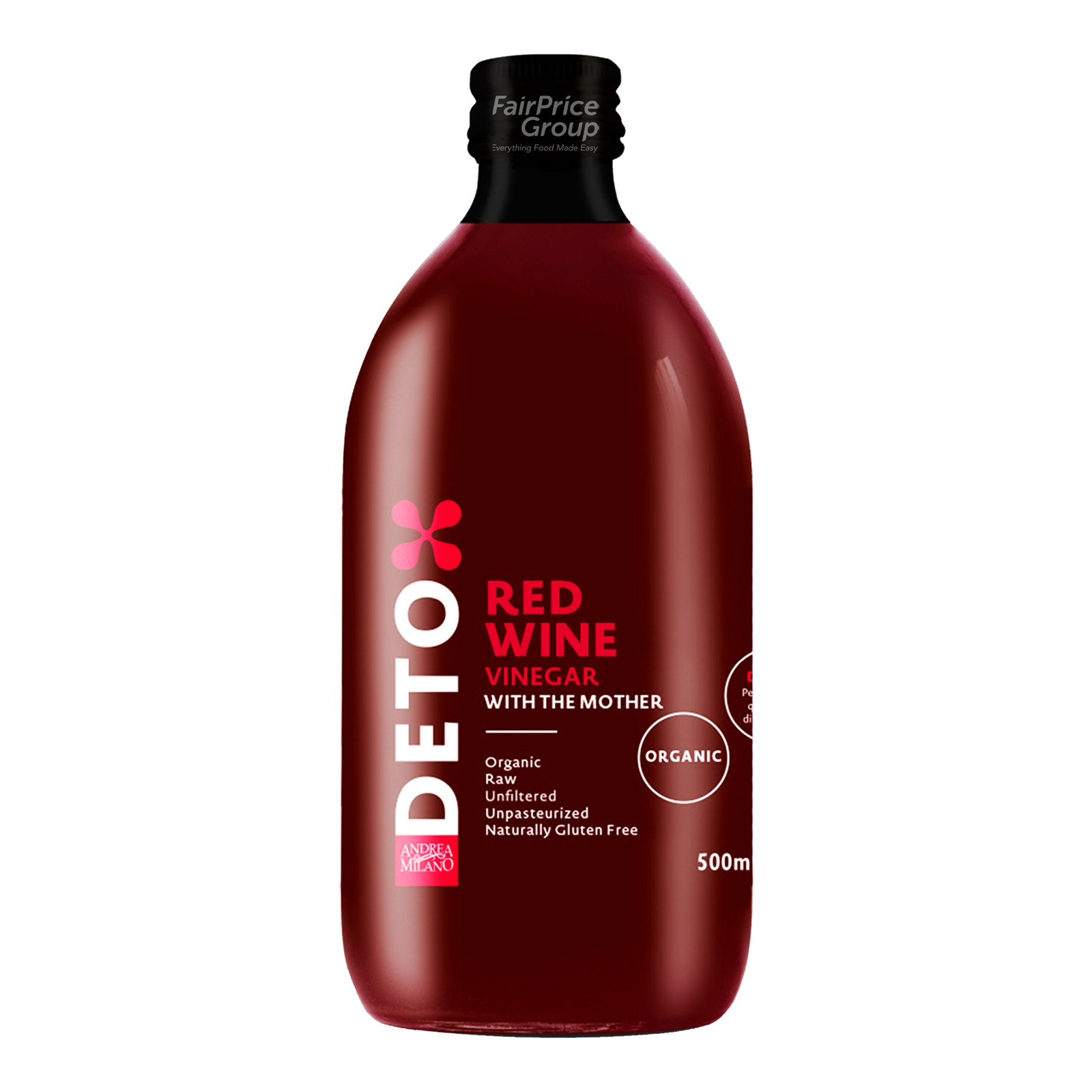Milano Detox Organic Red Wine Vinegar | NTUC FairPrice