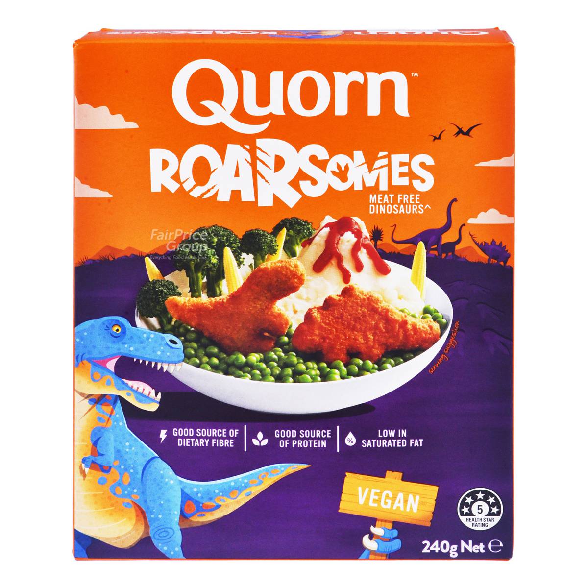 Quorn Vegan Nuggets Dinosaur NTUC FairPrice