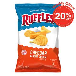 Ruffles Potato Chips - Cheddar & Sour Cream