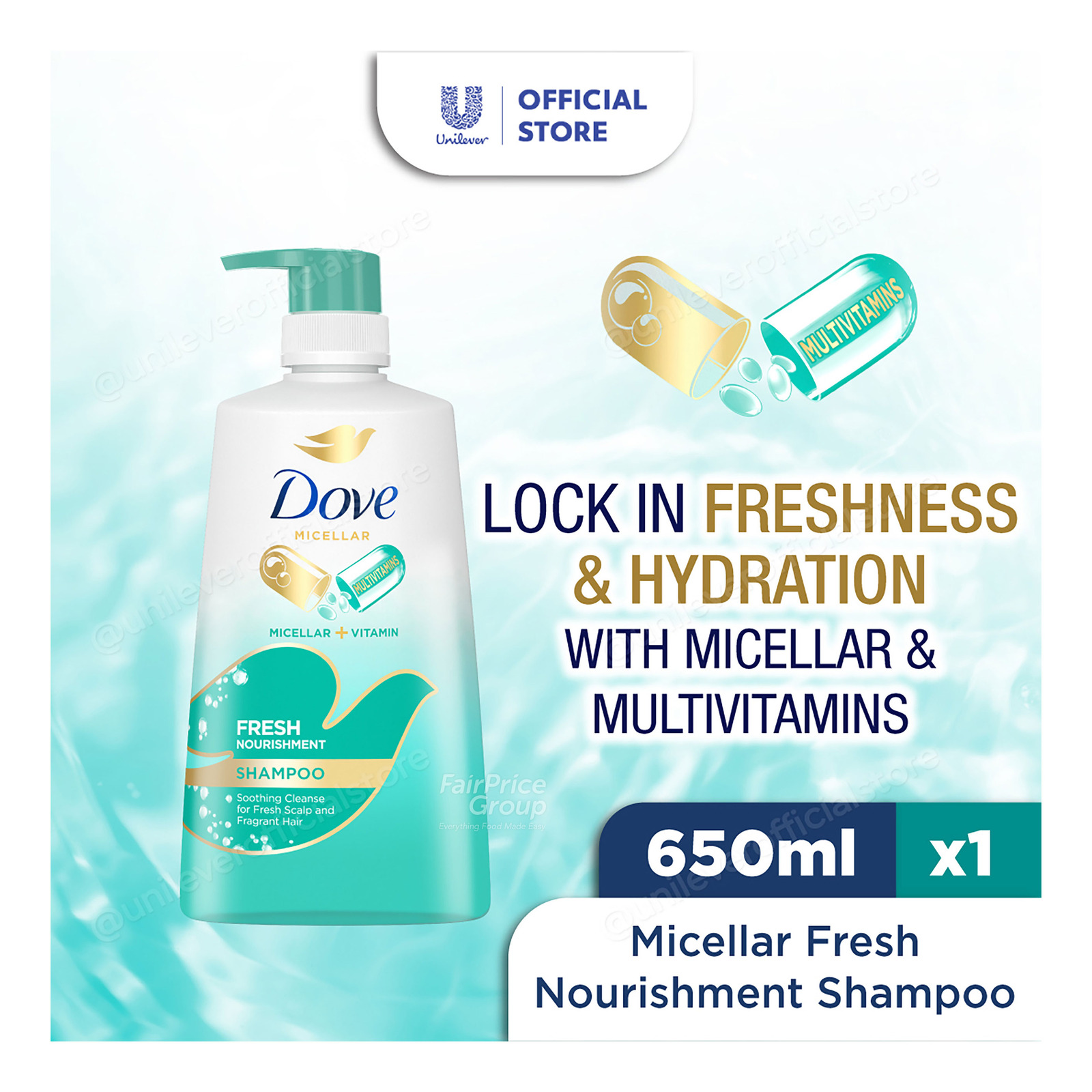 Dove Shampoo - Fresh Nourishment