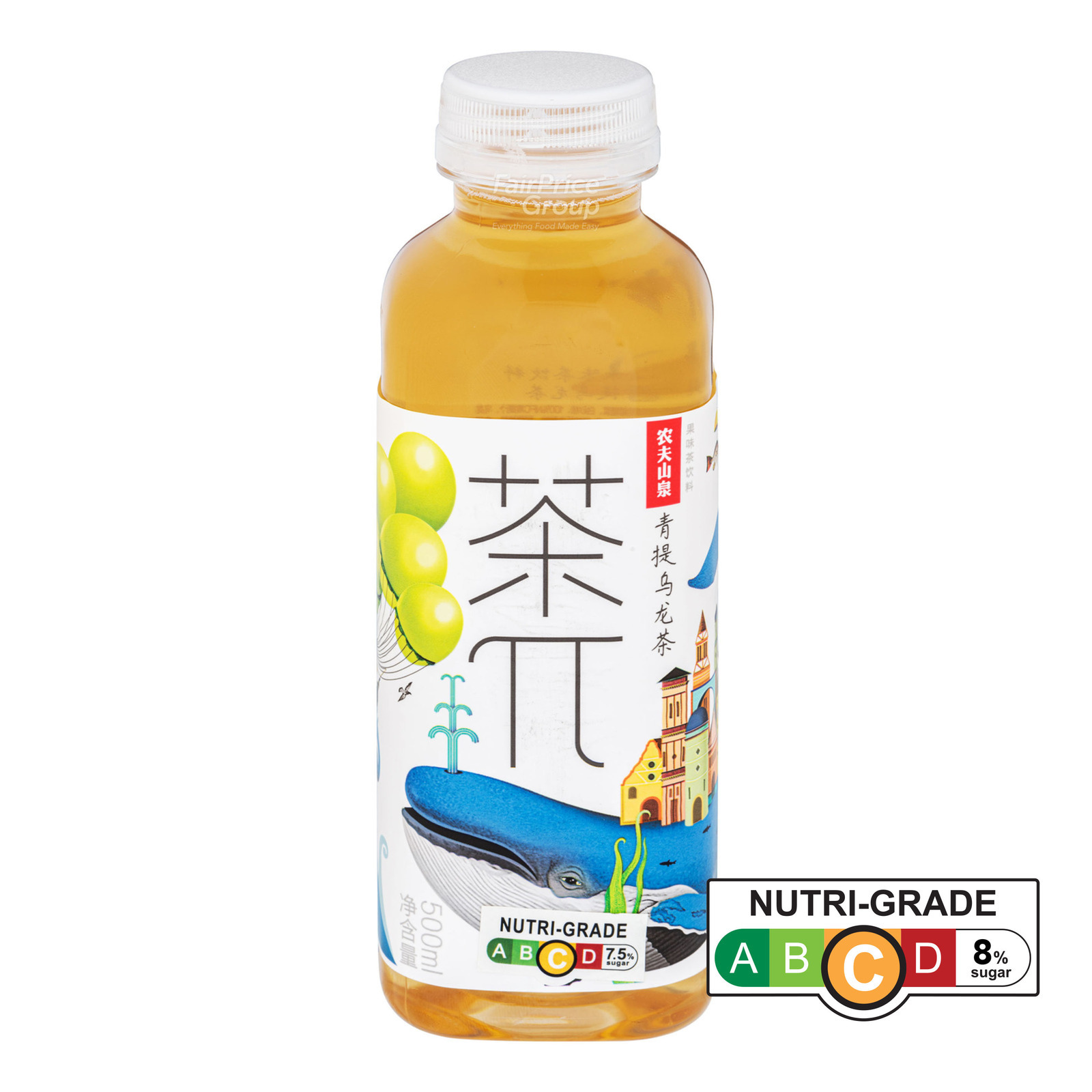 Cha Pai Fruit Tea Bottle Drink - Green Grape Oolong Tea