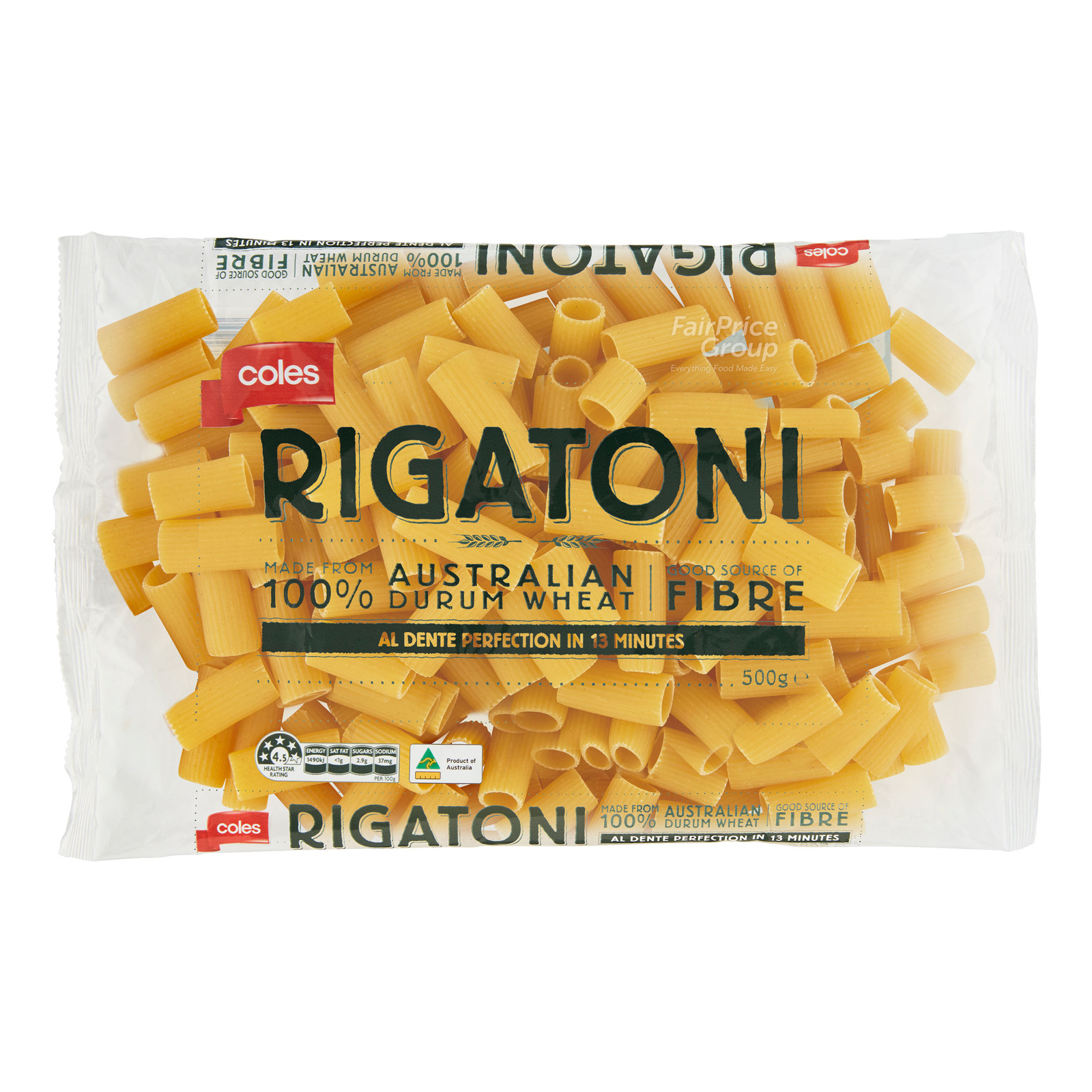 Coles Pasta Rigatoni NTUC FairPrice
