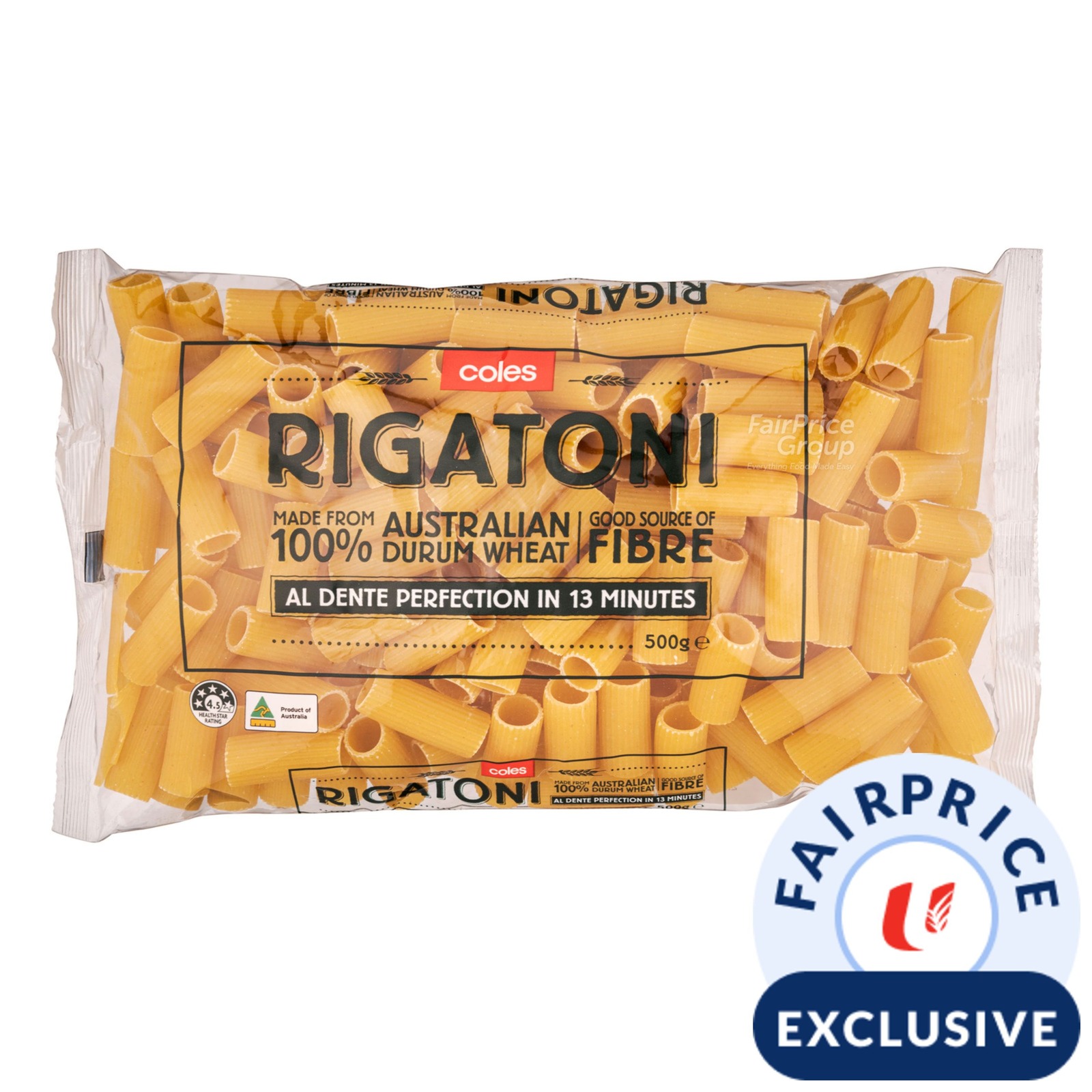 Coles Pasta Rigatoni NTUC FairPrice