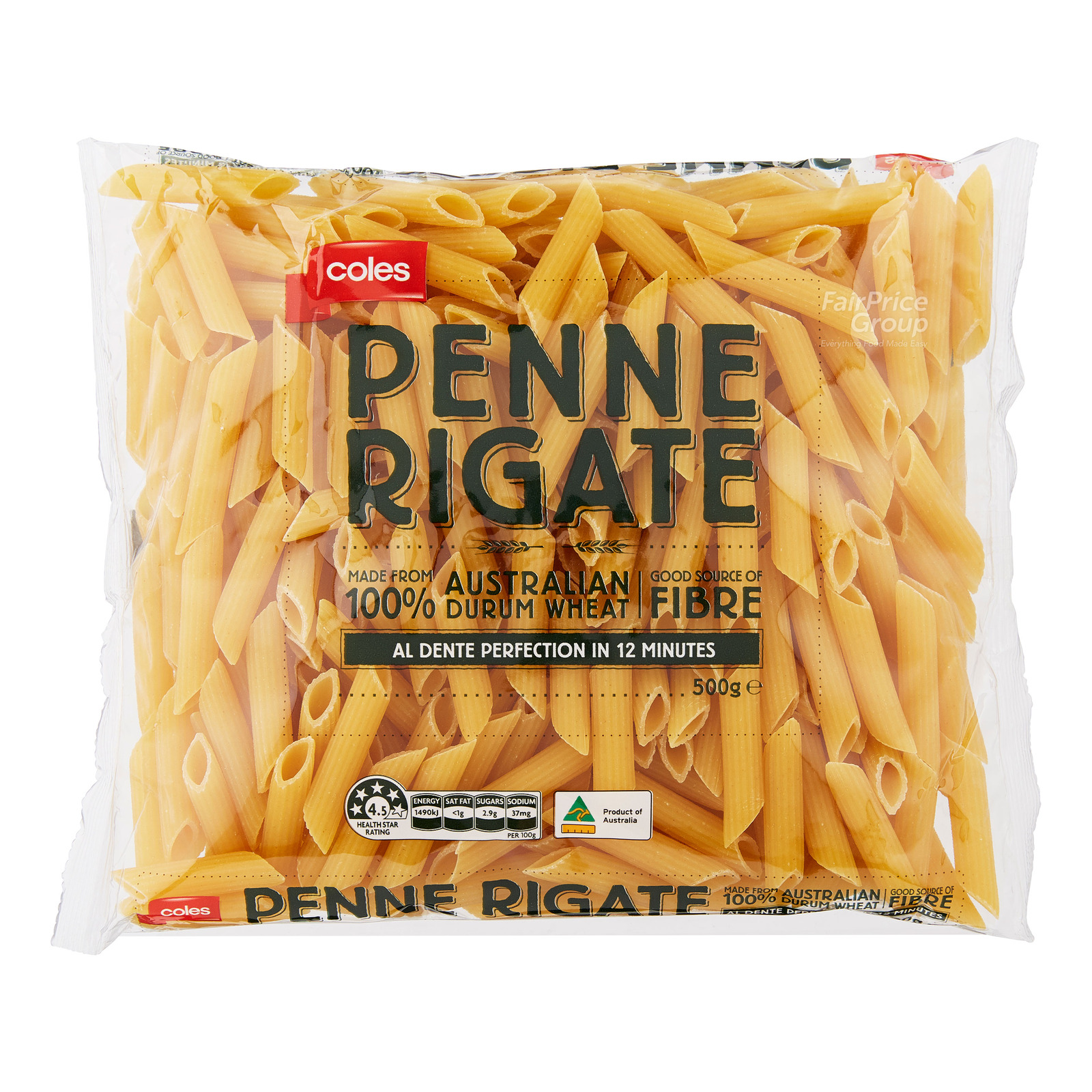 Coles Pasta Penne Rigate NTUC FairPrice