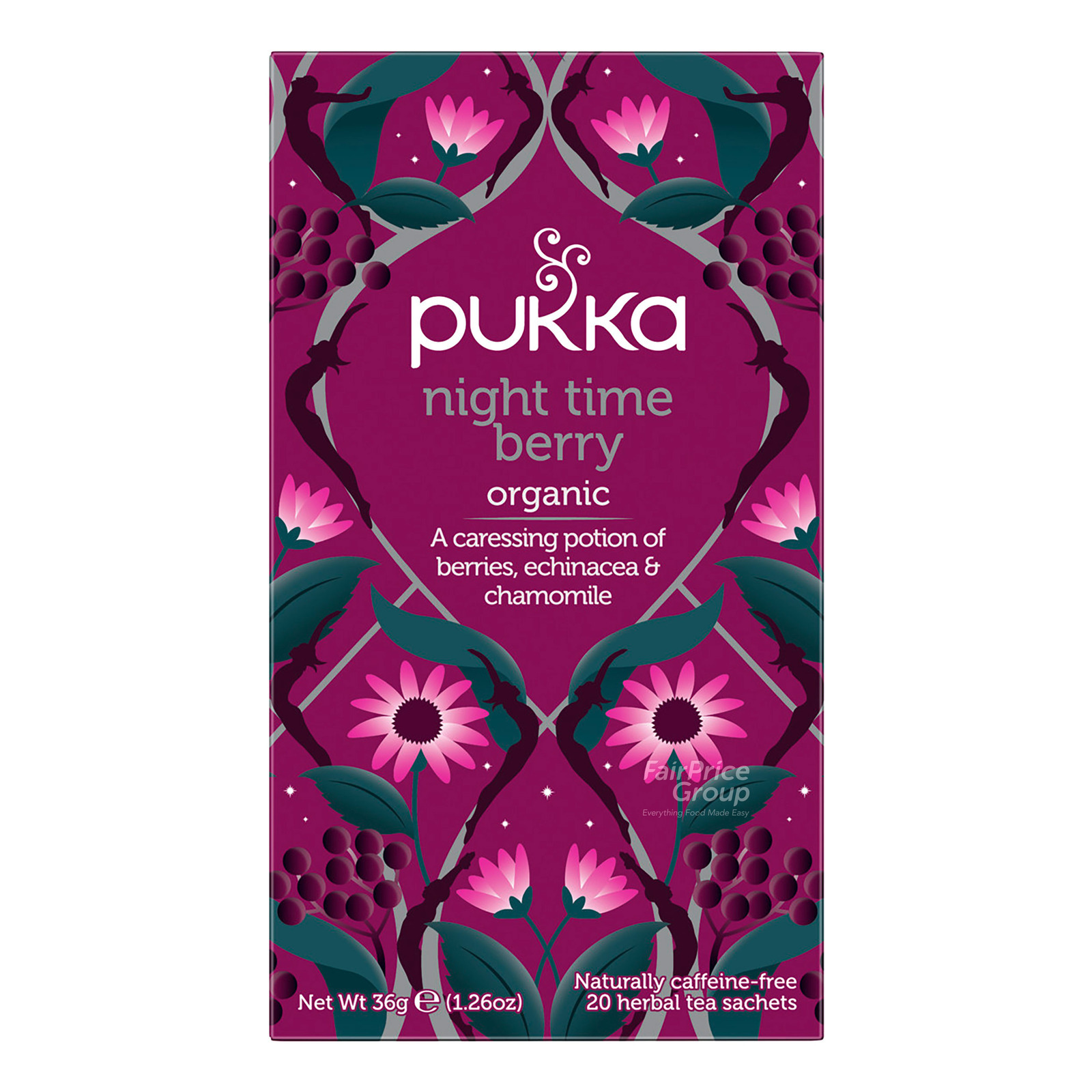 Pukka Fruit Tea Bags - Elderberry & Echinacea | NTUC FairPrice