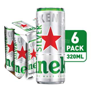 Heineken Premium Lager Silver Can Beer