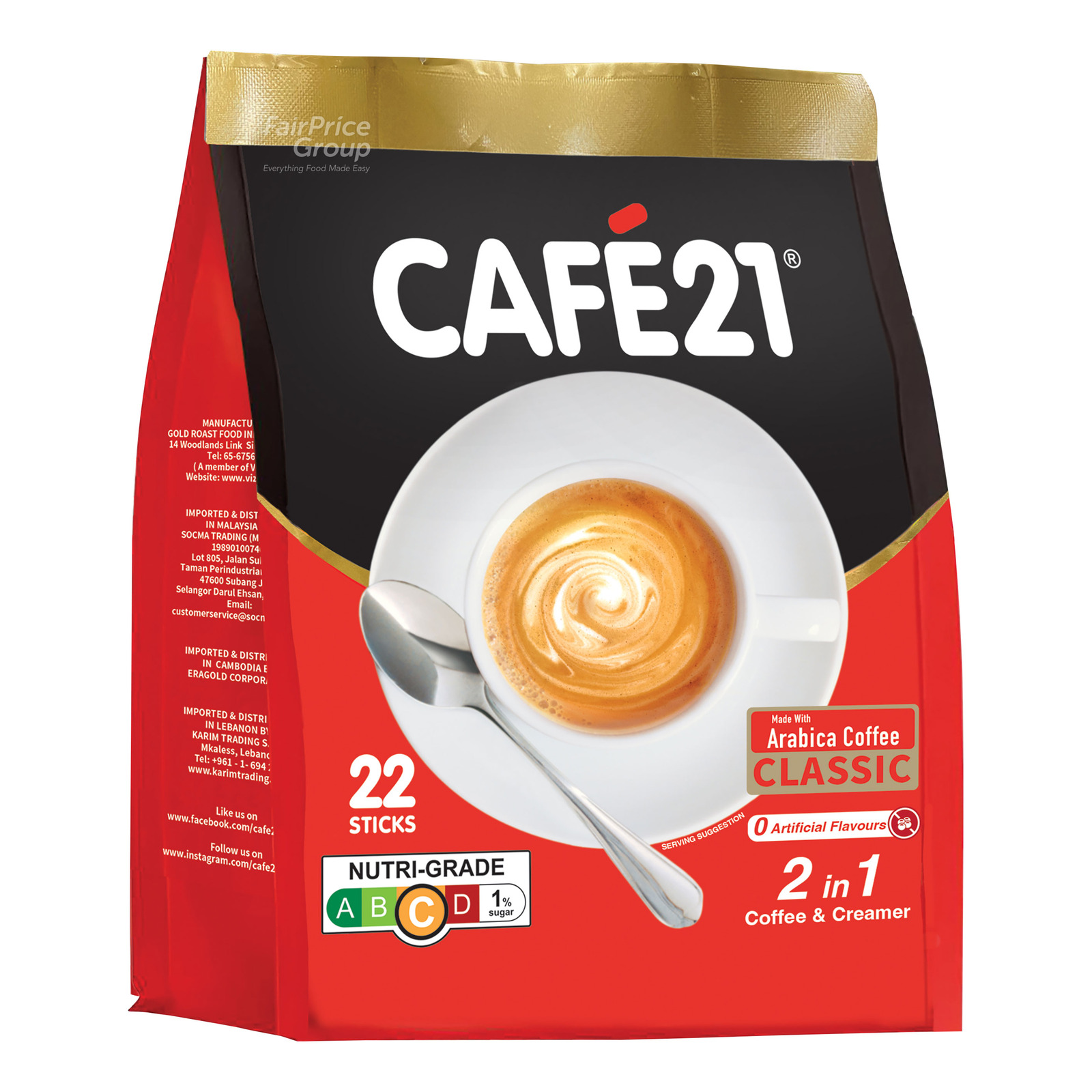 Cafe 21 2in1 Instant Coffeemix | NTUC FairPrice