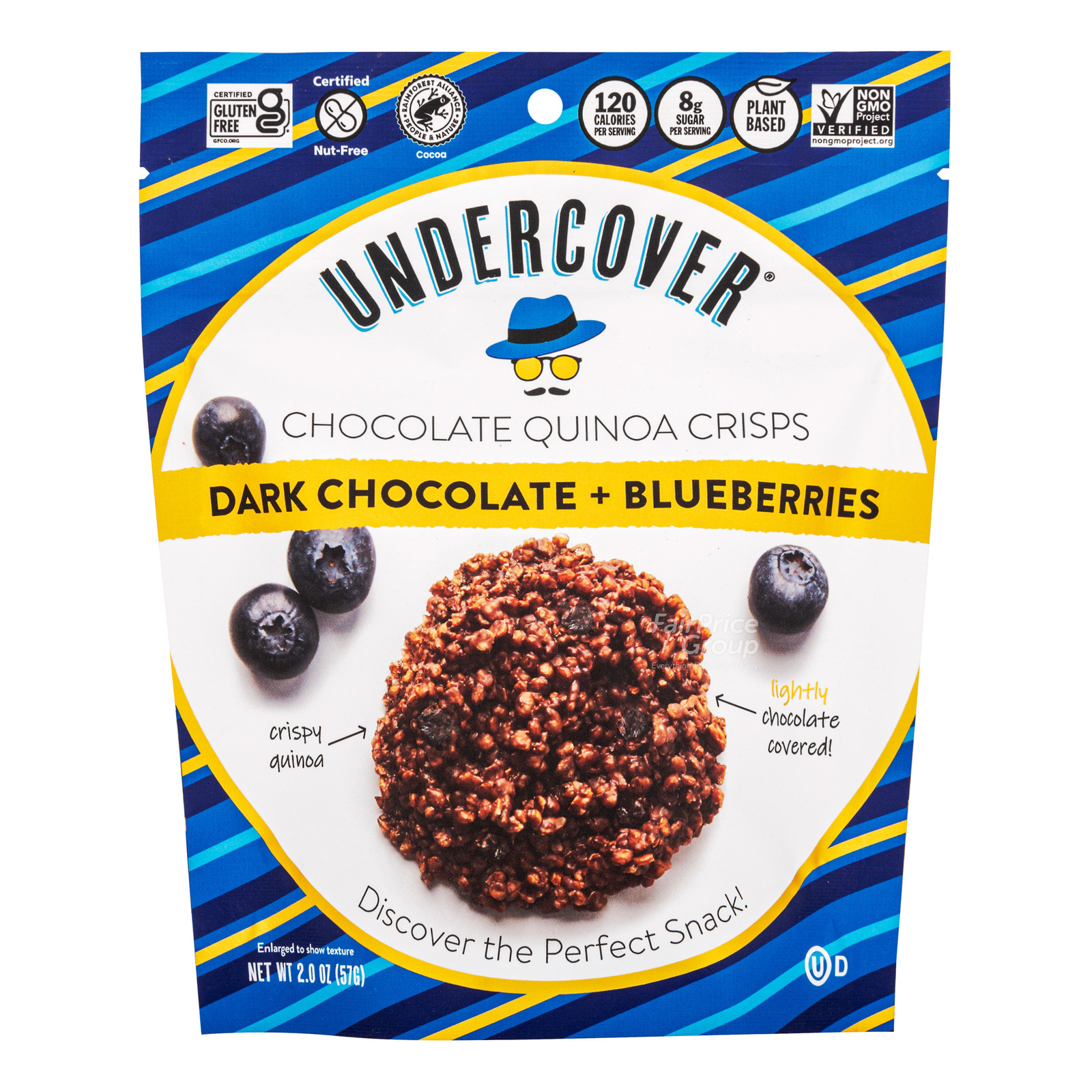 Undercover Crispy Quinoa - Dark Chocolate + Blueberries | NTUC FairPrice